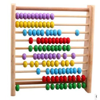 Bộ Bàn Tính Gỗ 100 Viên Cho Bé (1010BTGV)