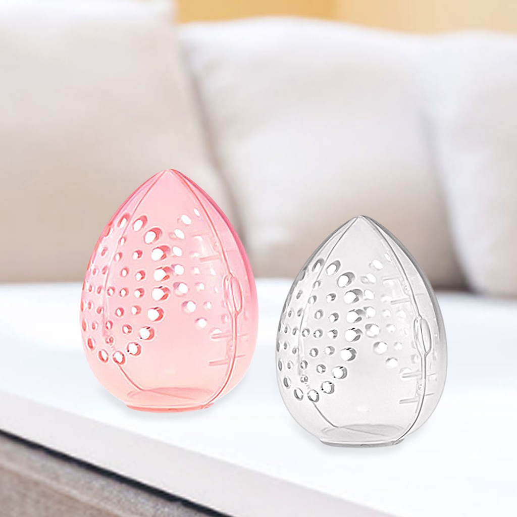 [Hàng mới về] Hộp đựng mút trang điểm hình quả trứng tiện lợi