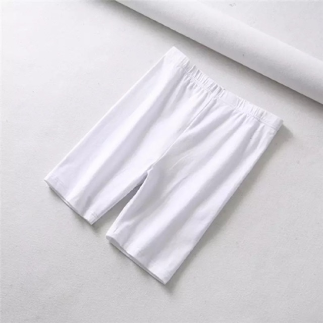 Quần cotton leging lửng mặc váy hoặc tập gym có bigsize