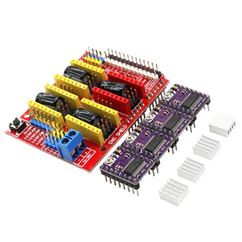 Bảng Khắc Cnc Shield V3 + 4 Bảng Giao Tiếp Drv8825 | BigBuy360 - bigbuy360.vn