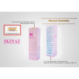 Sữa rửa mặt AC Skinaz