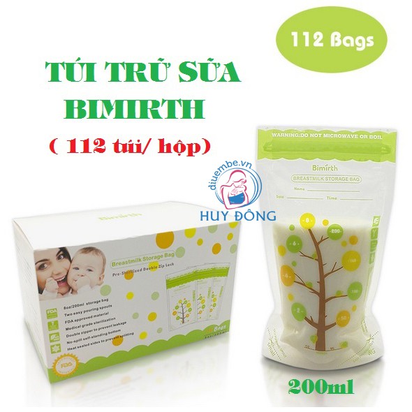 TÚI TRỮ SỮA BIMIRTH (250k/hộp)
