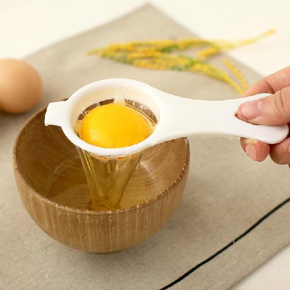 Kitchen Egg White DIY Separator Holder Sieve Funny Divider Kitchen Tool Baking Accessory