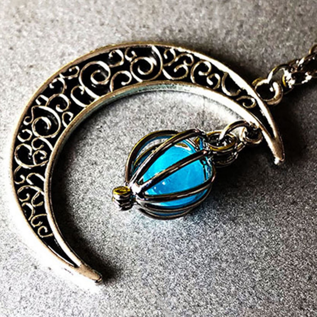 Vòng cổ Choker Mặt Đá Phát Sáng Độc Đáo Cho Nữ