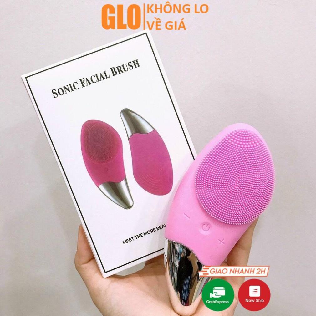 Máy Rửa Mặt Massage Nâng Cơ Mặt 3 In 1 Sonic Facial Brush Cao Cấp, Chống Nước Tuyệt Đối