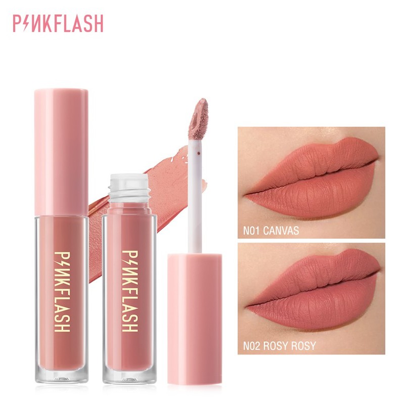 Son môi PINKFLASH dạng kem lì mềm mịn dưỡng ẩm lâu trôi | BigBuy360 - bigbuy360.vn
