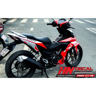 Tem Trùm Winner 150 Đỏ Trắng BRETIP