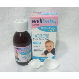 Vitamin tổng hợp bổ Sung 14 vitamin WellBaby Infant Liquid 150ml