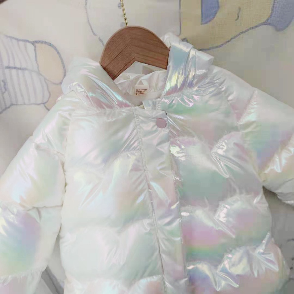 Áo Khoác cotton Dày Dặn Nhiều Màu Sắc Phong Cách Phương Tây Thời Trang Thu Đông 2021 Cho Bé Gái