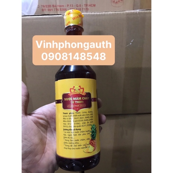 NƯỚC MẮM CHAY TỪ THƠM 500ML