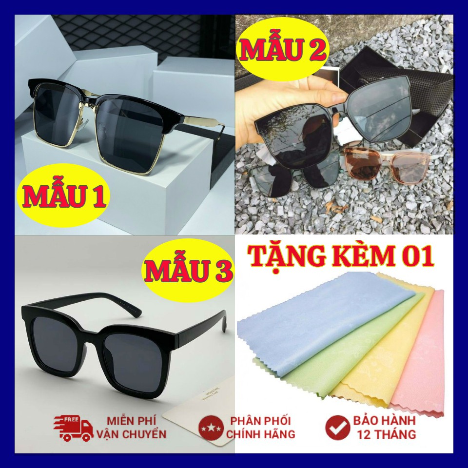 Kính mát nam nữ siêu đẹp giá giảm sâu tặng kèm khăn lau kính đi biển baby kids