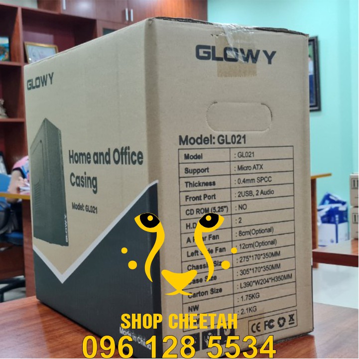 Vỏ case Gloway GL021 ( Micro-ATX )– Hàng Chính Hãng – Bảo hành 1 năm – Dùng cho PC