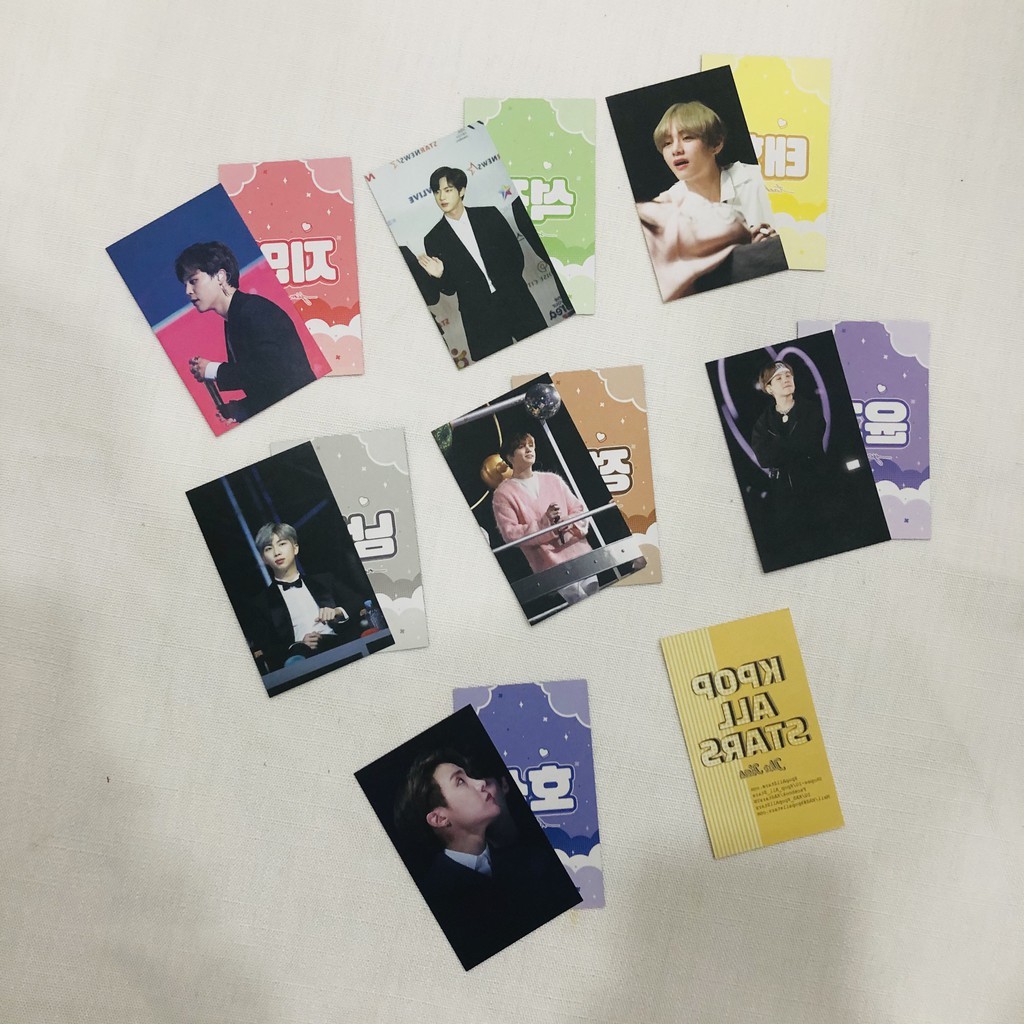 Bộ 7 card BTS (7 thành viên)