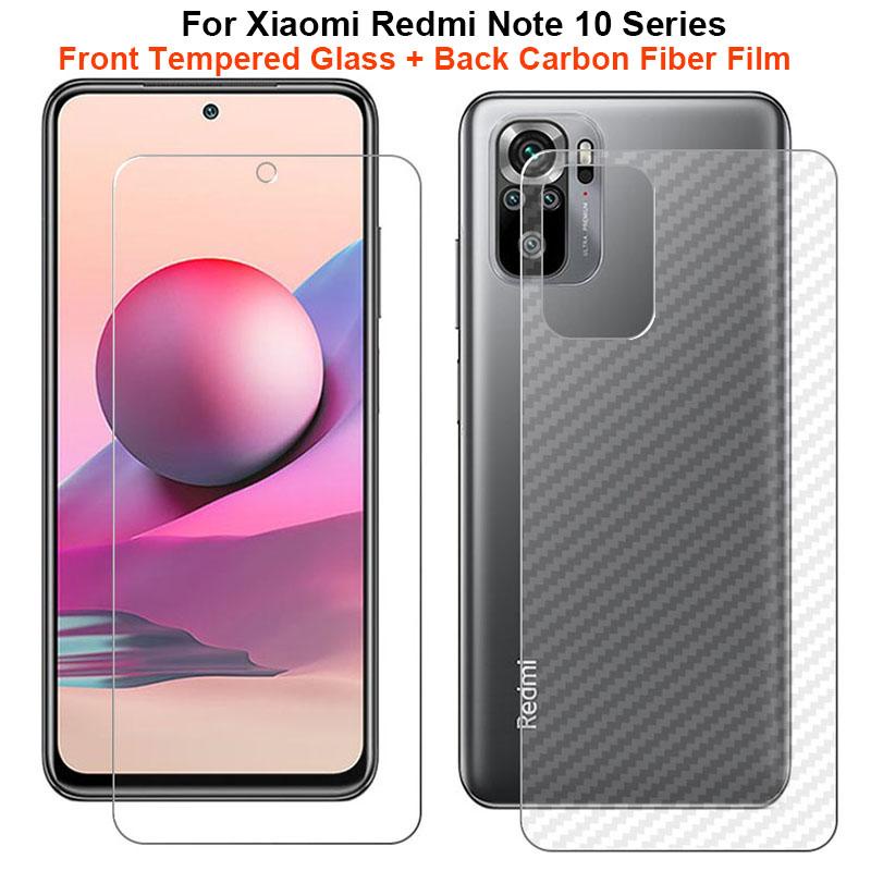 Miếng dán cường lực trước sau cho Xiaomi Redmi Note 10 10T 10S Pro Lite India Max 1