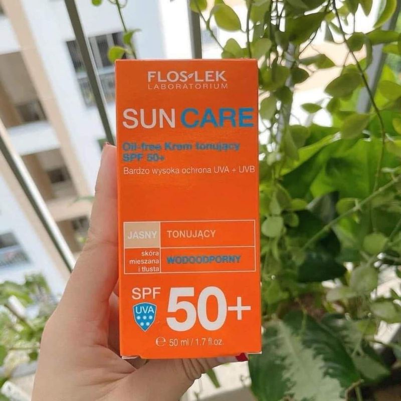 Kem Chống Nắng FLOSLEK Oil Free Sun Protection Tinted Cream SPF50+ 50ml