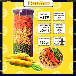 Đậu hà lan mix bắp bimbim que 450g YUUBEE - Đồ ăn vặt Việt Nam - Ăn vặt YuuBee