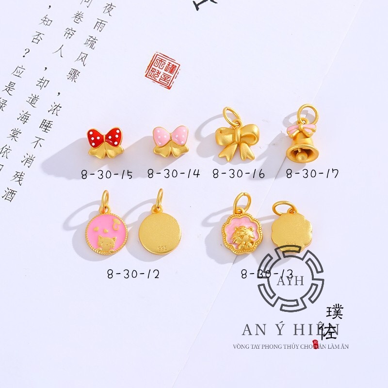 Charm Chuông nơ hồng #C527 ( An Ý Hiên)