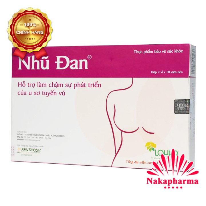 ✅ [6 TẶNG 1] Nhũ Đan Lohha – Thảo dược ngừa và giảm u xơ tuyến vú, u nang tuyến vú, xơ nang tuyến vú, nang vú, bướu diệp