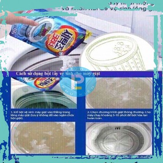 2 Gói bột vệ sinh lồng máy giặt Hàn Quốc 450gr