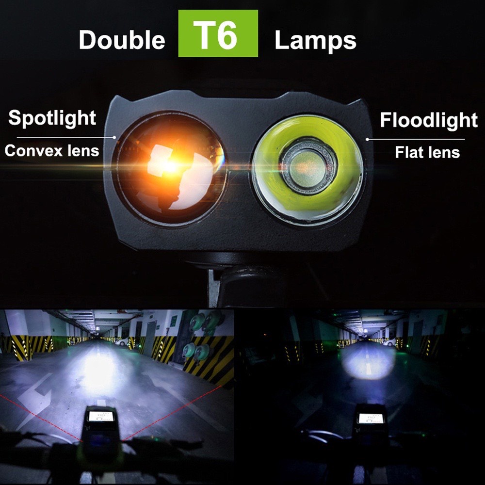 Đèn kiêm còi cho xe đạp contermet không dây 3 in 1