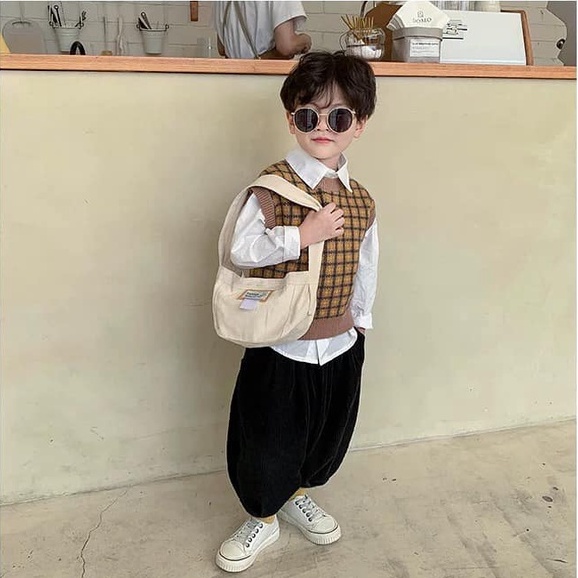 Túi vải FASHION Hàn Quốc siêu cute phù hợp bé trai bé gái