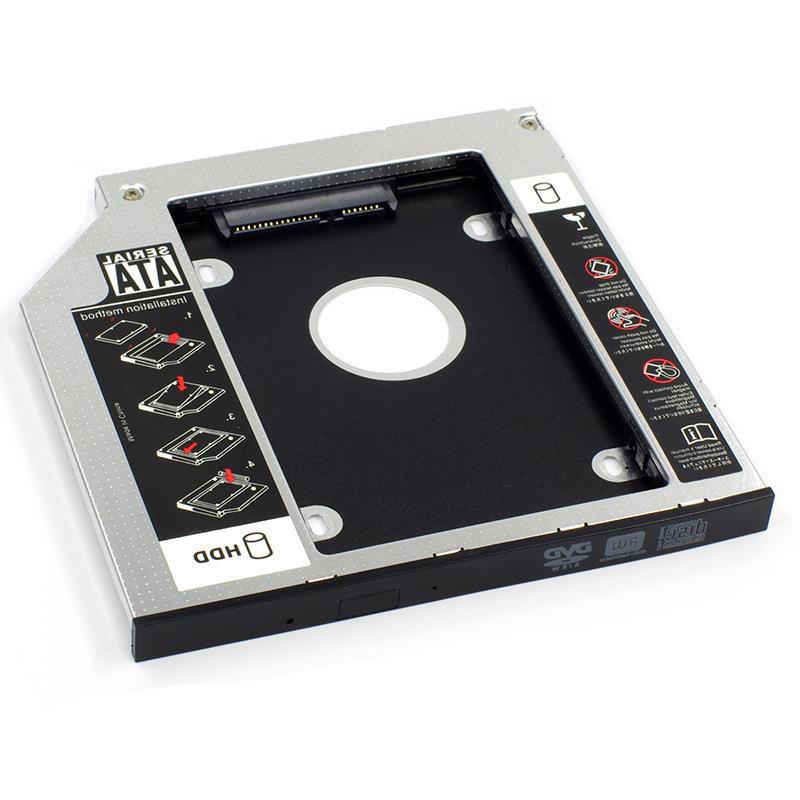 Khay Caddy Bay ATA SATA 3.0 gắn trong laptop cho ổ cứng SSD,HDD 2.5mm