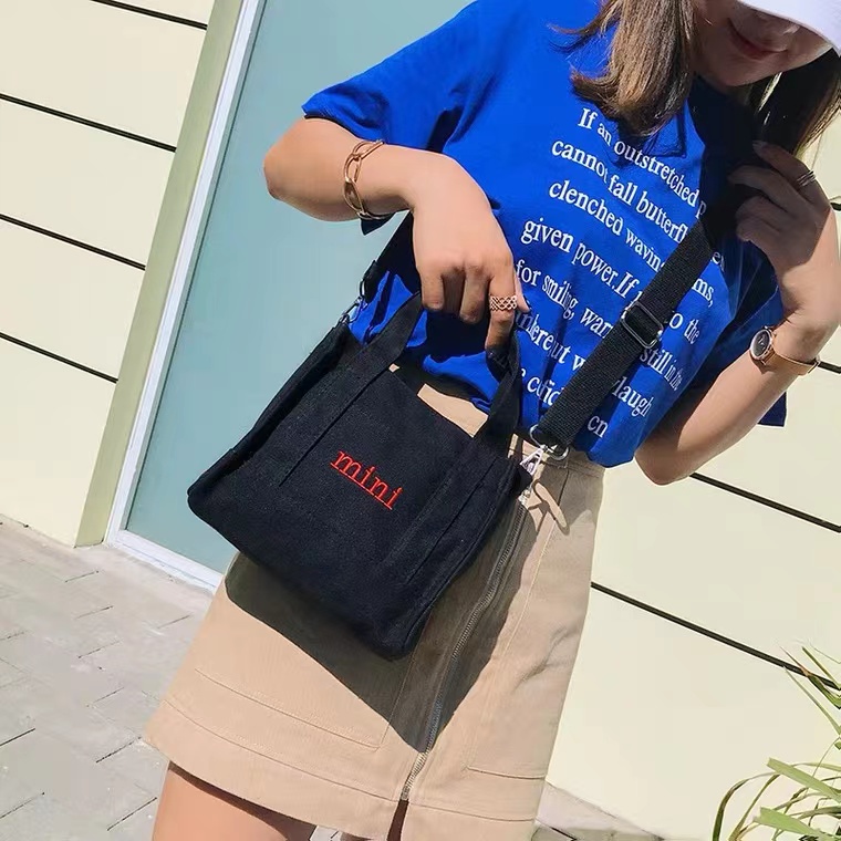 Túi Mua Sắm mini Vải Bố Thân Thiện Với Môi Trường