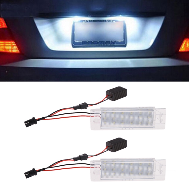 Đèn LED ChiếU SáNg BiểN Số Xe Cho Vauxhall Astra Insignia 18 LED 2x