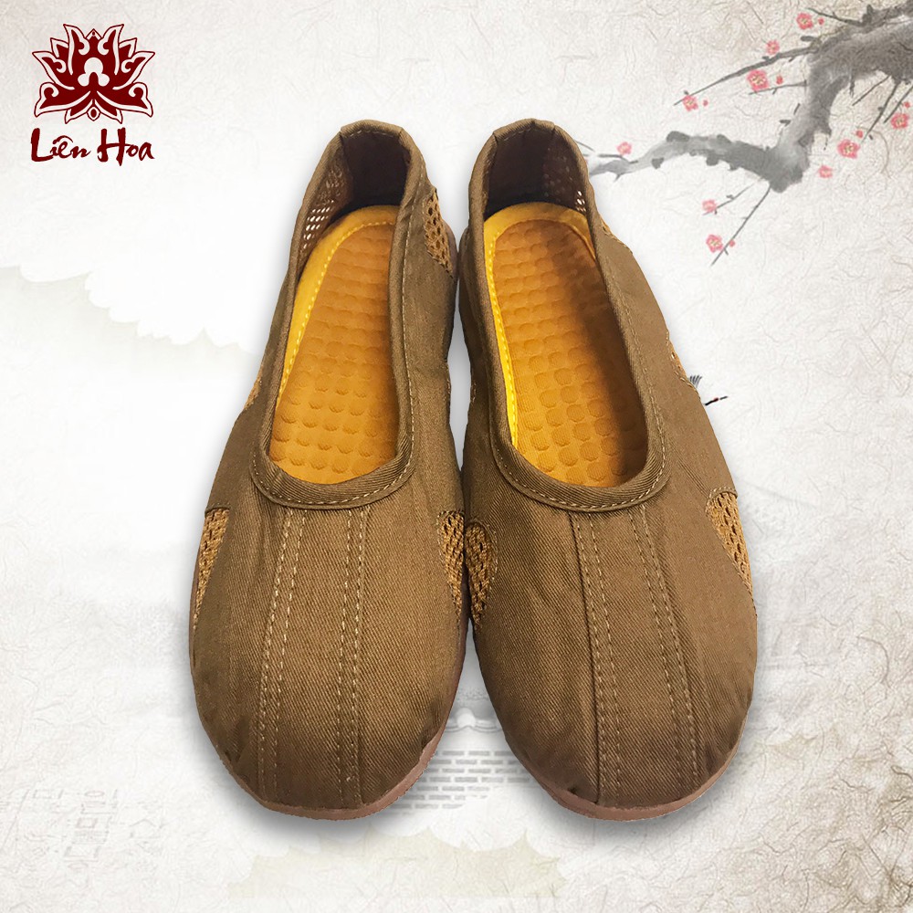 Giày Cư Sĩ Lưới Giày Đi Chùa Giày Vải La Hán