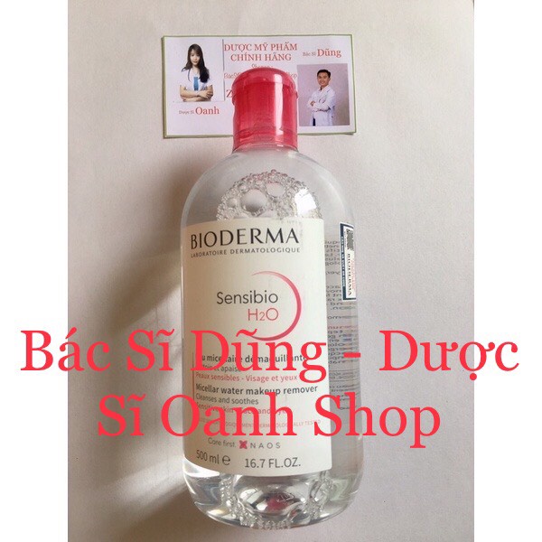 Tẩy Trang Bioderma Hồng Xanh