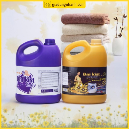 [VIP] Nước Giặt Xả Quần Áo DNI KIST Thơm Lâu, Sạch Khuẩn Cao Cấp