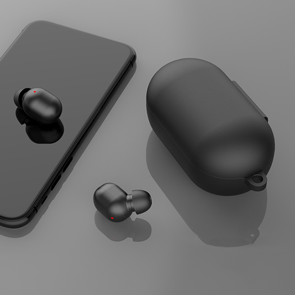 Vỏ silicon màu trơn dành cho tai nghe không tai Haylou GT1 Pro