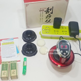 BH 12T 1đổi1 - Máy Giác Hơi, Cạo Gió, Massage 3 in 1 phiên bản PRO 9 CẤP có adapter