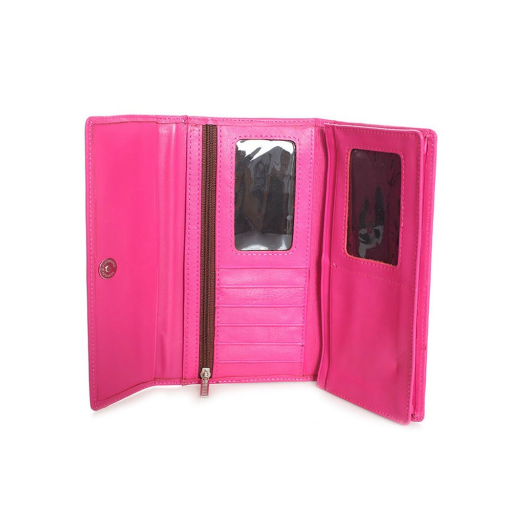 Ví nữ & Thắt lưng nữ Huy Hoàng da bò màu hồng HP3128-HP5132