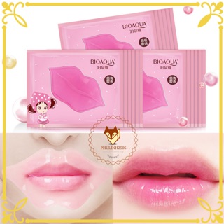 Mặt nạ collagen LÀM HỒNG - DƯỠNG ẨM MÔI hãng BIOAQUA