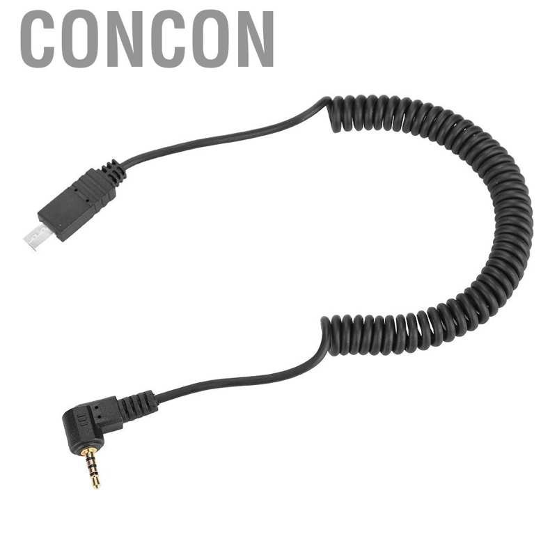 CONCON Black 2.5mm S2 Remote Connect Cable for Sony A7 A7R NEX-3NL A6000 HX300 Cameras