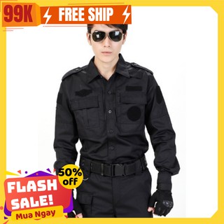 Bộ quần áo bảo hộ túi hộp màu đen