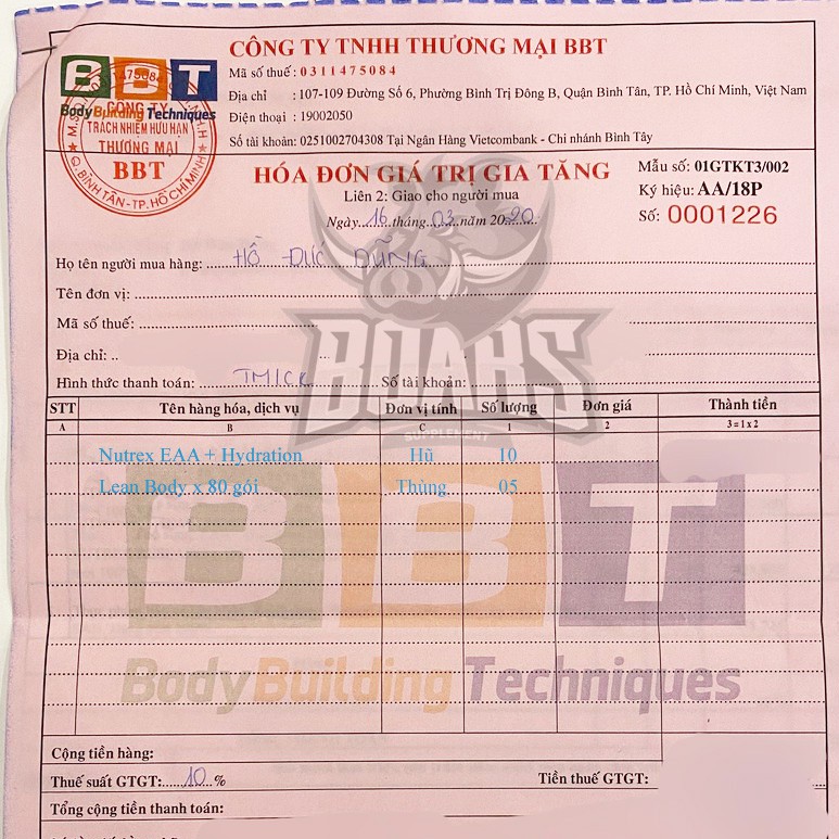 NUTREX EAA+ HYDRATION - BCAA DÙNG TRONG TẬP - 30 LIỀU DÙNG