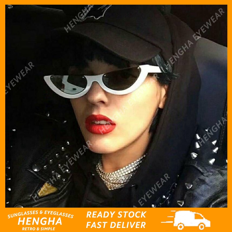 Kính mát mắt mèo nửa tròng phong cách cổ điển độc đáo cá tính