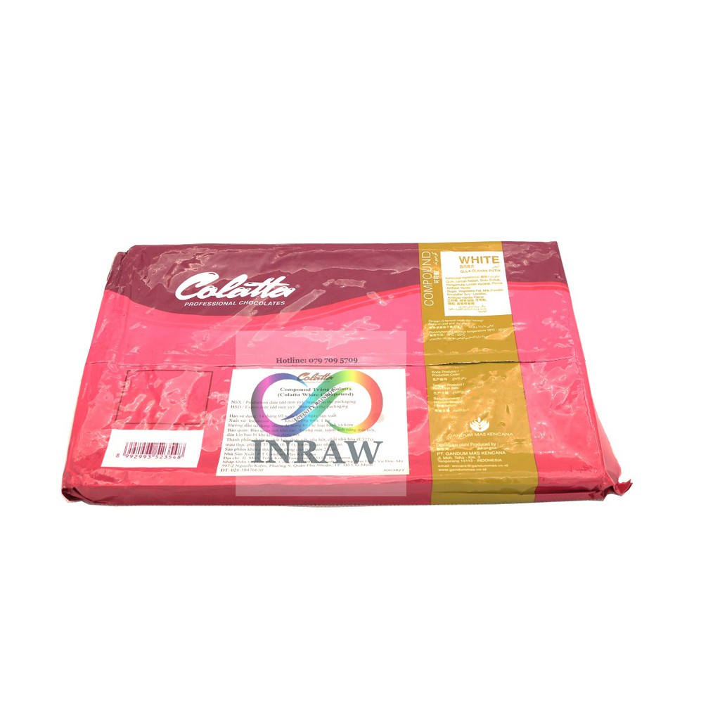 Socola Trắng Colatta Thanh 1kg