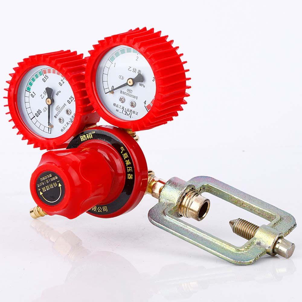 LONTIME Đồng Hồ Đo Áp Suất Khí Ga Acetylene Giảm Áp Lực DIY