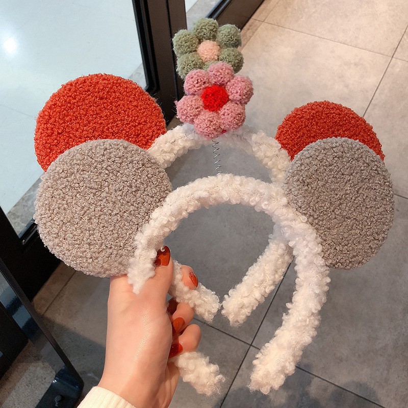 Băng Đô Cài Tóc Đính Hoa Dễ Thương