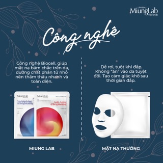 MẶT NẠ DƯỠNG DA MIUNG LAB