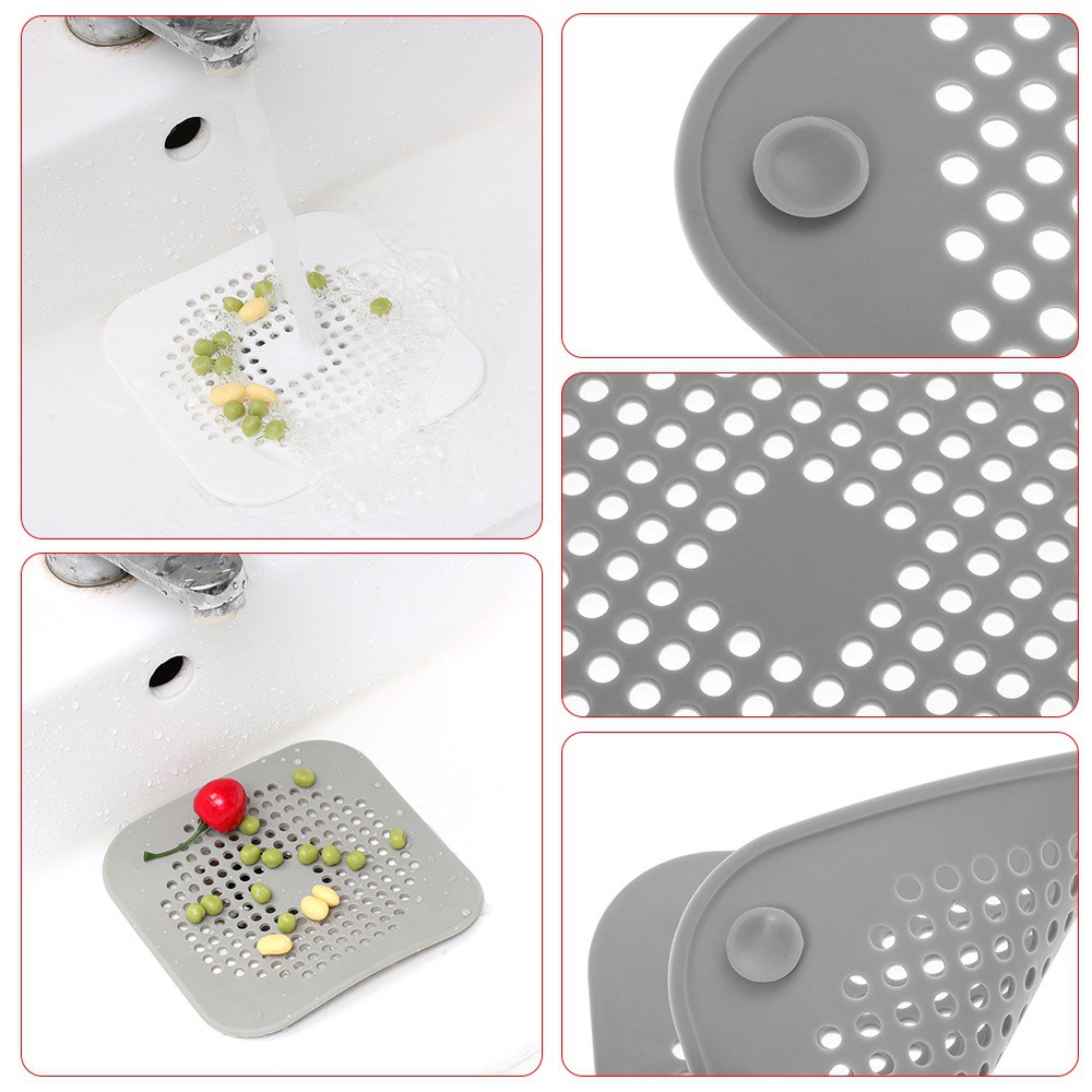 Nắp Silicone Lọc Rác Cho Bồn Rửa Chén / Phòng Tắm Tiện Dụng