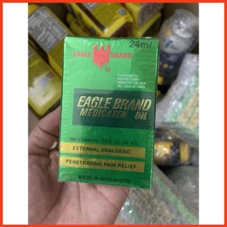 Dầu gió xanh con ó 2 nắp 24ml
