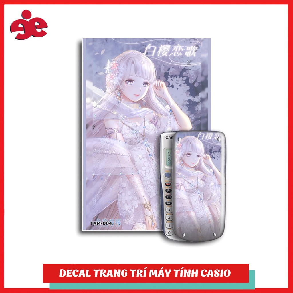 Decal trang trí máy tính Anime 004