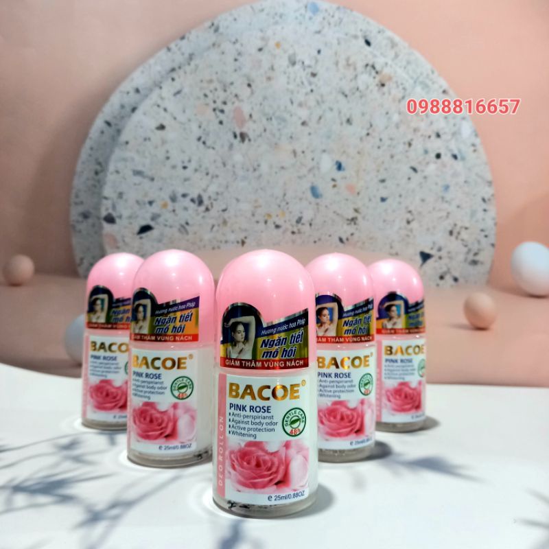 Lăn khử mùi làm trắng da Bacoe 25ml