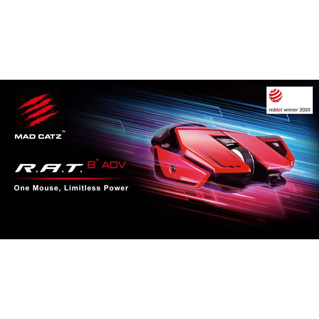 ˂PATECH˃ Chuột máy tính MADCATZ R.A.T.8+ ADV - Hàng chính hãng