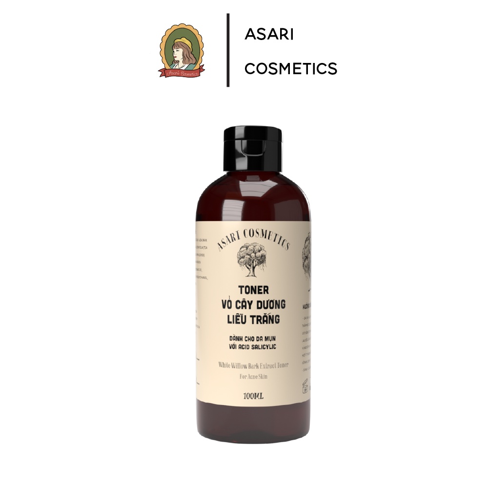 Toner liễu trắng Asari Cosmetics 100ml