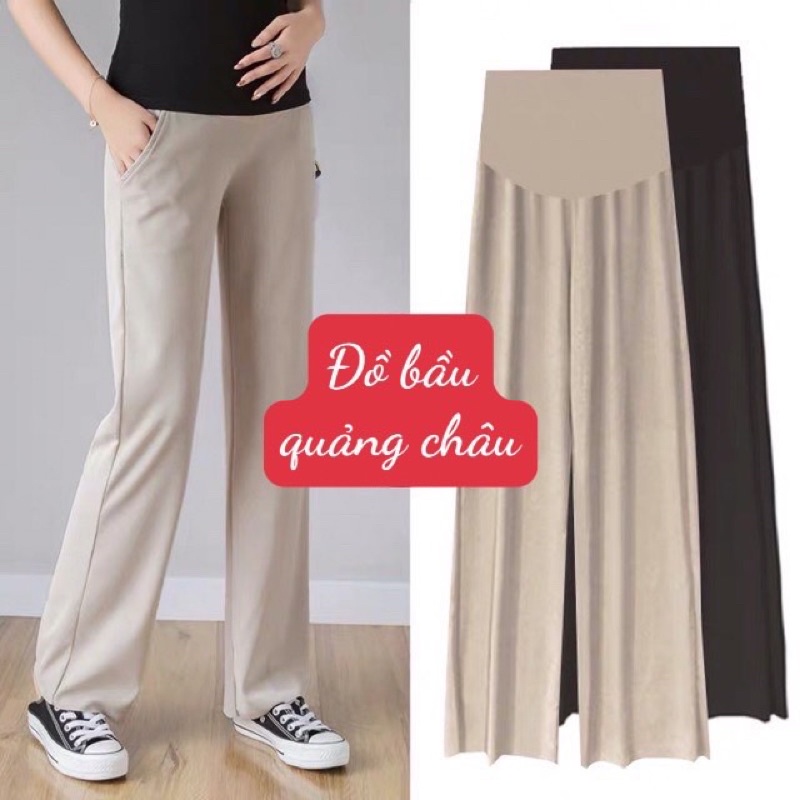 Quần bầu ống rộng voan lụa(sẵn hàng giao ngay)